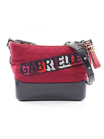 Chanel Chanel Gabrielle de Large Hobo Shoulder Bag/Handbag, Leather/Fabric, Women's, Purple/Red/Navy, A93824 (view 1)