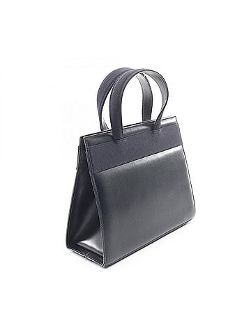 Salvatore Ferragamo Salvatore Ferragamo Vara Ribbon 2-Way Handbag, Leather, Women's, Navy (view 2)