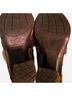 Diesel 100% Leather Ombre Brown Green Boots Size EU 39 - photo 5