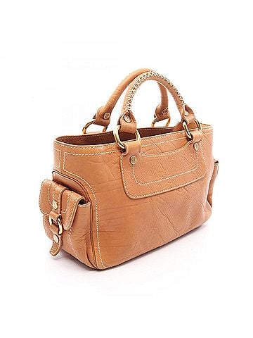 Céline Celine Boogie Bag Handbag, Leather, Women's, Brown (view 2)