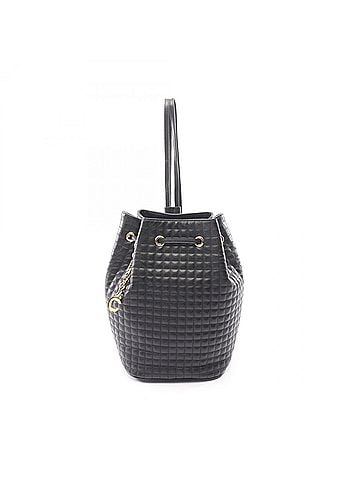Céline Celine C-Charm Small Backpack/Handbag, Leather, Women's, Black, 188373BFI-38NO (view 1)
