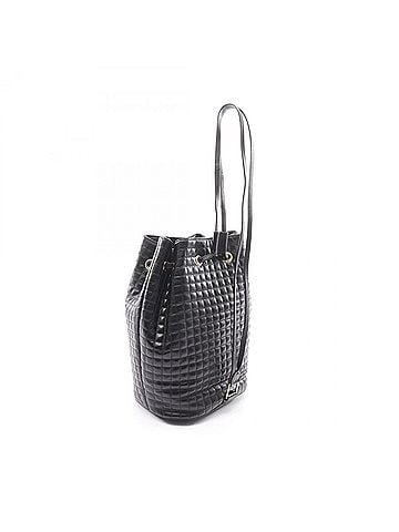 Céline Celine C-Charm Small Backpack/Handbag, Leather, Women's, Black, 188373BFI-38NO (view 2)