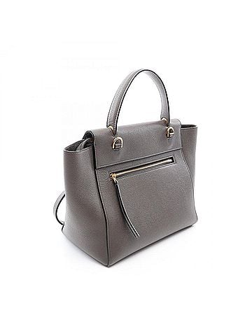 Céline Celine BELT BAG MICRO 2-Way Handbag, Leather, Women's, Gray (189153) (view 2)