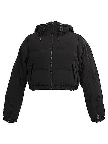 The North Face The North Face Hydrenalite City Down Hooded Parka in Black Nylon (view 1)