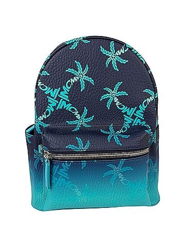 MCM MCM Stark Ceramic Blue Gradation Palm Canvas Backpack (view 1)