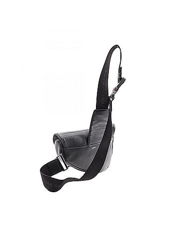 Christian Dior Christian Dior Dior Saddle Bag, Body Waist Handbag, Leather, Men's, Black (view 2)