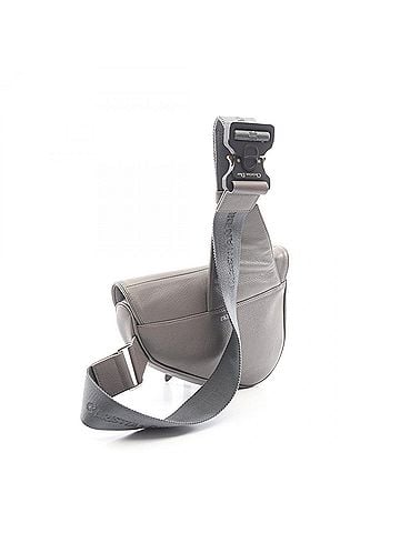 Christian Dior Christian Dior Dior SADDLE Saddle Bag, Waist Body Handbag, Leather, Men's, Gray (view 2)