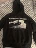 John Galt Black Pullover Hoodie One size - photo 3
