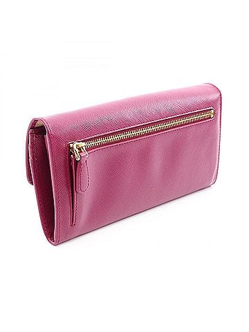 Prada Prada SAFFIANO TUC Bi-fold Long Wallet, Saffiano Leather, Women's, Purple, 1M1037 (view 2)