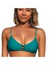 Cupshe Floral Blue Green Swimsuit Top Size S - photo 14