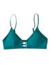 Cupshe Floral Blue Green Swimsuit Top Size S - photo 9