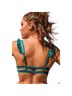 Cupshe Floral Blue Green Swimsuit Top Size S - photo 5