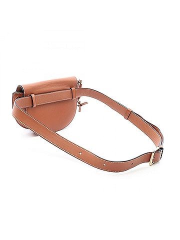 Loewe Loewe Gate Bum Bag, Waist Body Handbag, Leather, Women's, Brown (view 2)