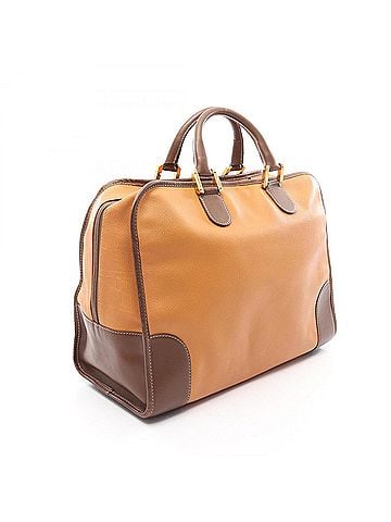 Loewe Loewe Amazona 40 Handbag, Leather, Women's, Brown (view 2)