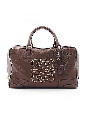 Loewe Loewe Amazona 36 Handbag, Leather, Women's, Brown (view 1)