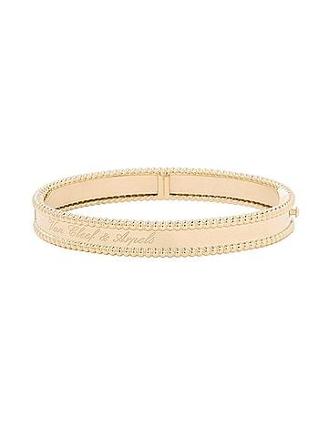 Van Cleef & Arpels Van Cleef & Arpels Perlee Signature Bracelet, Small Model, 18K Yellow Gold (VCARP3K300), Bangle. (view 1)