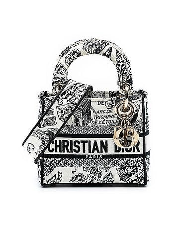 Dior Mini Embroidered Canvas Plan de Paris Lady D Lite (view 1)