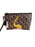 Coach Graphic Brown Yellow Clutch One size - photo 4