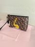Coach Graphic Brown Yellow Clutch One size - photo 5