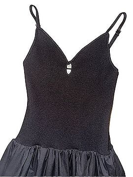 Moon River Black Spaghetti-Strap V-Neck Maxi Dress Casual Dress (view 2)