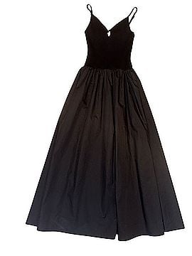 Moon River Black Spaghetti-Strap V-Neck Maxi Dress Casual Dress (view 1)