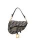 Dior 100% Canvas Blue Oblique Embroidered Canvas Saddle Bag One size - photo 1