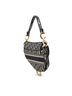 Dior 100% Canvas Blue Oblique Embroidered Canvas Saddle Bag One size - photo 3