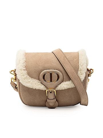 Dior Small Suede Shearling Bobby Crossbody (view 1)