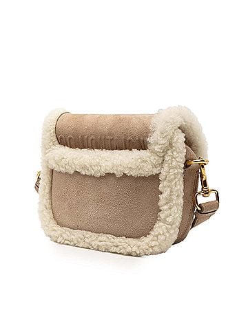 Dior Small Suede Shearling Bobby Crossbody (view 2)