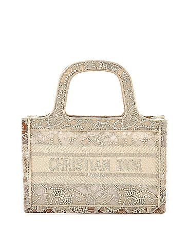 Christian Dior Book Tote Embroidered Canvas Mini (view 1)