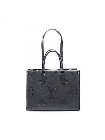 Louis Vuitton Louis Vuitton OnTheGo MM Tote Bag Handbag Leather Monogram Empreinte Women's Black M45595 (view 1)