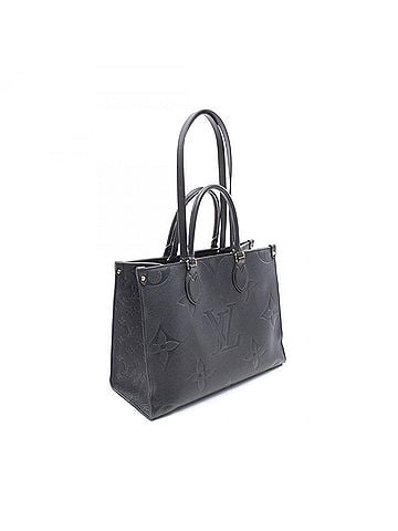 Louis Vuitton Louis Vuitton OnTheGo MM Tote Bag Handbag Leather Monogram Empreinte Women's Black M45595 (view 2)