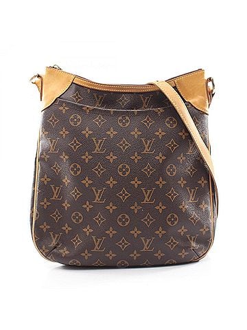 Louis Vuitton Louis Vuitton Odeon MM Shoulder Bag/Handbag, Coated Canvas and Leather, Monogram Pattern, Women's, Brown, M56389 (view 1)