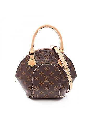Louis Vuitton Louis Vuitton Ellipse PM Monogram 2-Way Handbag, Coated Canvas and Leather, Women's, Brown, M46196 (view 1)