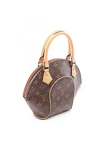 Louis Vuitton Louis Vuitton Ellipse PM Monogram 2-Way Handbag, Coated Canvas and Leather, Women's, Brown, M46196 (view 2)