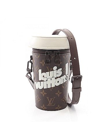 Louis Vuitton Louis Vuitton Everyday LV Coffee Cup Shoulder Bag/Handbag, Coated Canvas and Leather, Monogram Pattern, Men's, Brown/White, M80812 (view 1)