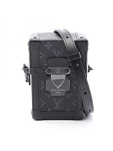 Louis Vuitton Louis Vuitton Vertical Trunk Wearable Wallet Shoulder Bag Handbag Coated Canvas Leather Monogram Eclipse Men's Black M82077 (view 1)