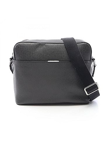 Louis Vuitton Louis Vuitton Anton Messenger PM Shoulder Bag Handbag Leather Taiga Men's Black M34408 (view 1)