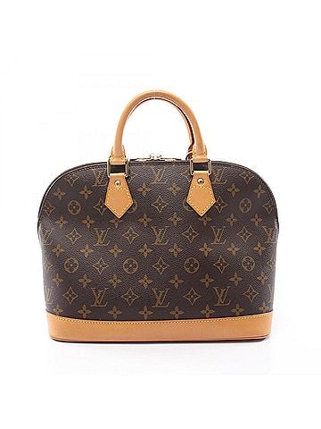 Louis Vuitton Louis Vuitton Alma PM Monogram Handbag, Coated Canvas Leather, Women's, Brown, M51130 (view 1)