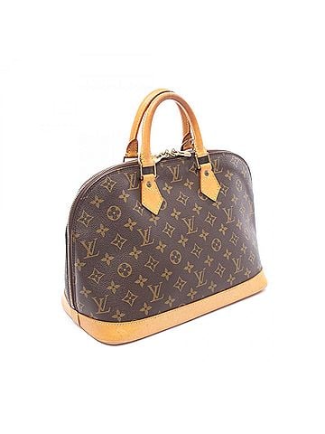 Louis Vuitton Louis Vuitton Alma PM Handbag, Coated Canvas and Leather, Monogram Pattern, Women's, Brown, M51130 (view 2)