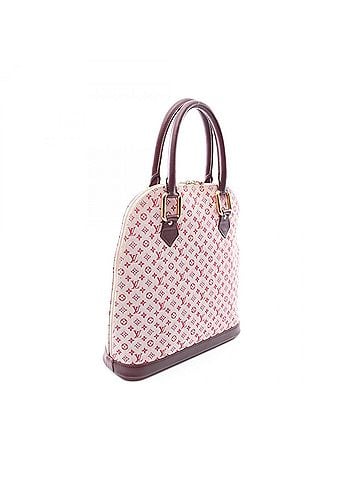 Louis Vuitton Louis Vuitton Alma O Monogram Mini Cerise Handbag, Canvas and Leather, Women's, Pink/Burgundy, M92204 (view 2)
