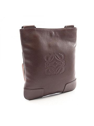 Loewe Loewe Anagram Shoulder Bag/Handbag, Leather, Women's, Brown (view 2)