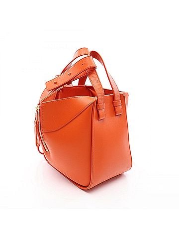 Loewe Loewe Hammock Compact 2-Way Handbag, Leather, Women's, Orange (view 2)