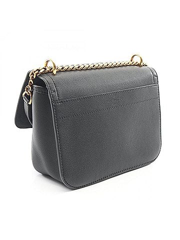 Louis Vuitton Louis Vuitton Lockme Chain Shoulder Bag Handbag, Leather, Calfskin (Cowhide), Women's, Black, M57073 (view 2)