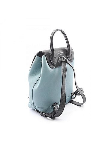 Louis Vuitton Louis Vuitton Lockme Backpack, Rucksack, Handbag, Leather, Taurillon Women's, Blue/Black, Blue Ciel M43170 (view 2)