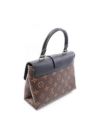 Louis Vuitton Louis Vuitton Rocky BB 2-Way Handbag, Coated Canvas and Leather, Monogram Pattern, Women's, Brown/Black, M44141 (view 2)