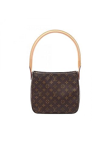 Louis Vuitton Louis Vuitton Looping MM Shoulder Bag/Handbag, Coated Canvas and Leather, Monogram Pattern, Women's, Brown, M51146 (view 1)