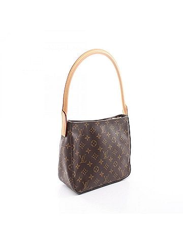 Louis Vuitton Louis Vuitton Looping MM Shoulder Bag/Handbag, Coated Canvas and Leather, Monogram Pattern, Women's, Brown, M51146 (view 2)