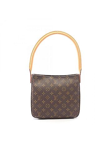 Louis Vuitton Louis Vuitton Looping MM Shoulder Bag/Handbag, Coated Canvas and Leather, Monogram Pattern, Women's, Brown, M51146 (view 1)