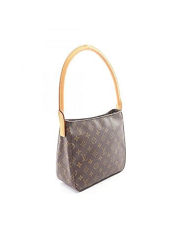 Louis Vuitton Louis Vuitton Looping MM Shoulder Bag/Handbag, Coated Canvas and Leather, Monogram Pattern, Women's, Brown, M51146 (view 2)